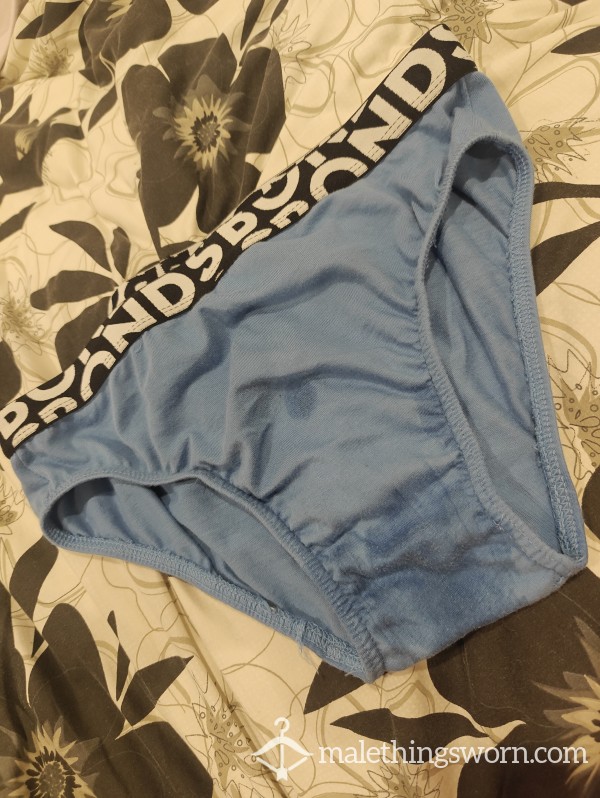 Sweaty Blue Briefs
