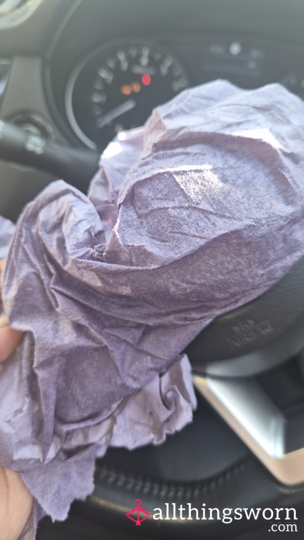 Sweaty  Blue Roll Used At Zumba Cla**for An Hour..