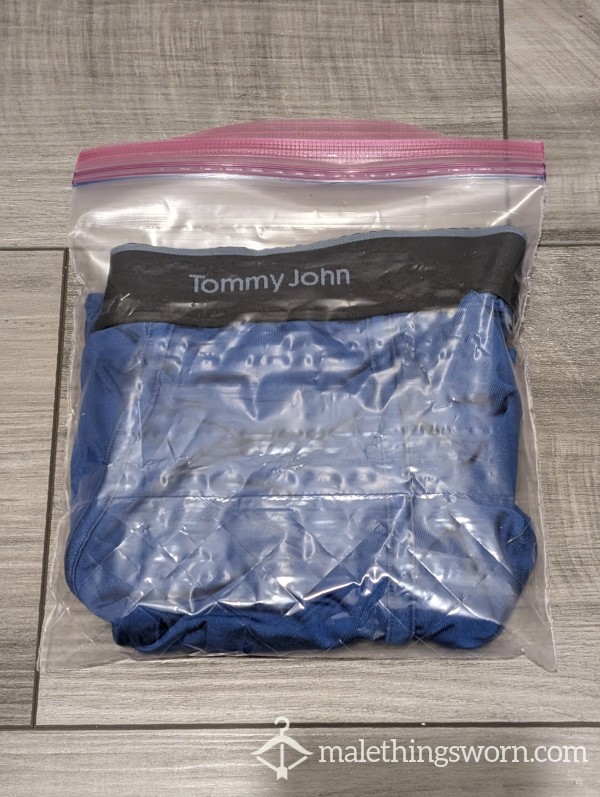 Sweaty Blue Silky Tommy Johns