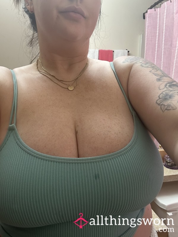 Sweaty Blue Sports Bralette For You 💋