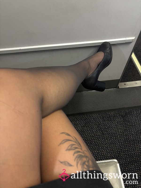 Sweaty Cabin Crew Tights💦😋