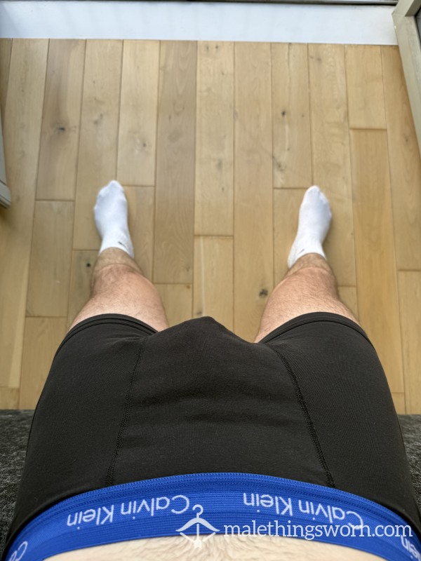Sweaty Calvin Klein Boxers - Blue (M)