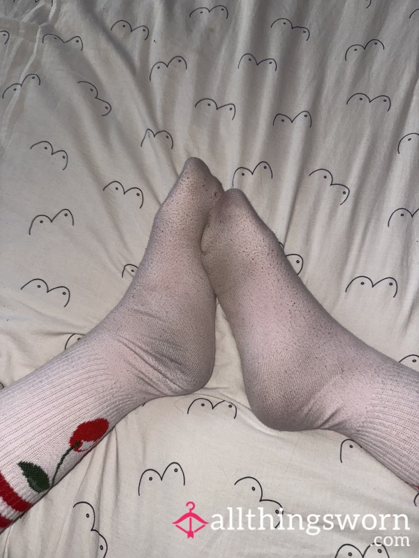 Sweaty Cherry Gym Socks