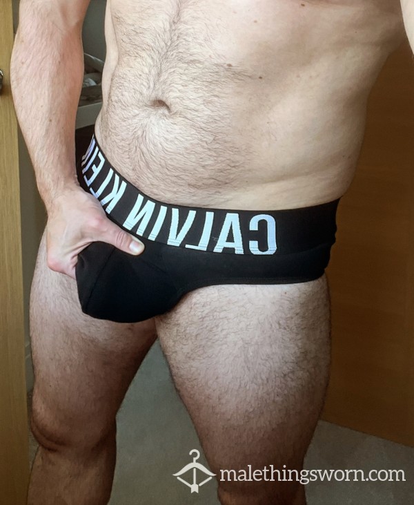 Sweaty Calvin Klein Briefs