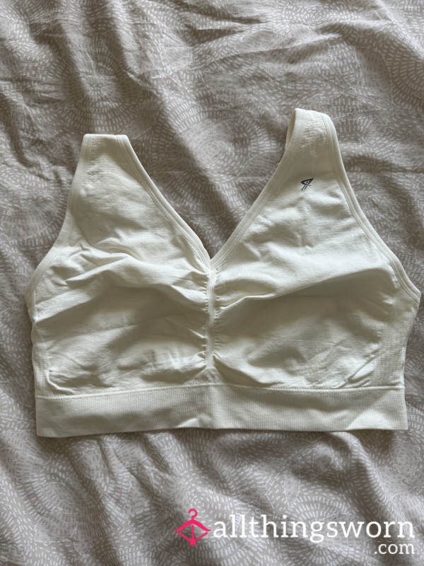 Sweaty Cream Sports Bra