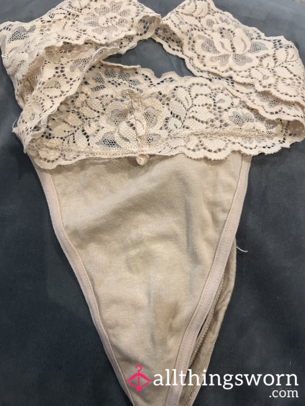 Sweaty, Creamy Thongs