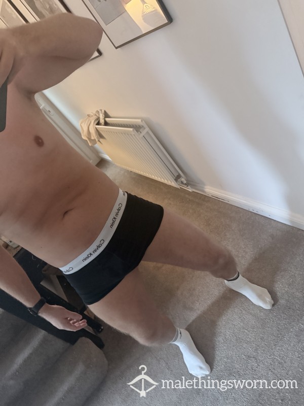 Sweaty Black Calvin Kleins (L)