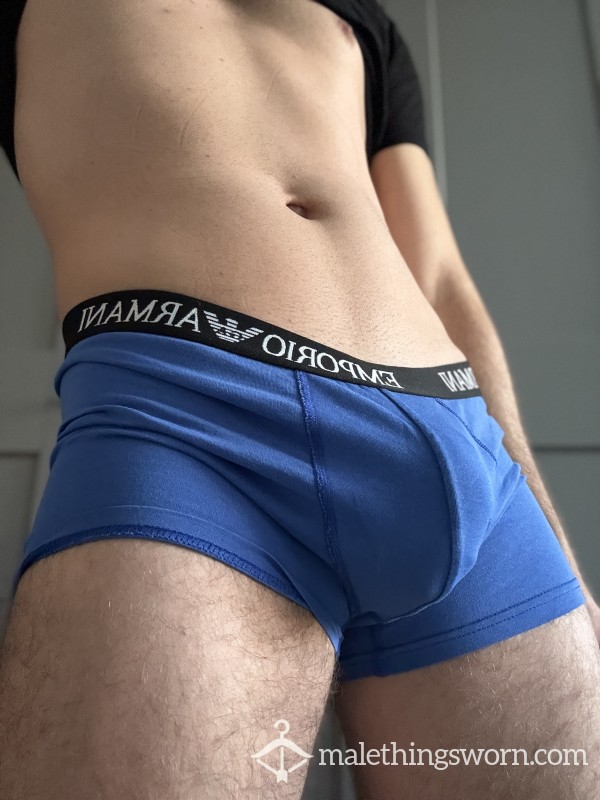 Sweaty Dancer’s Blue Boxers EA