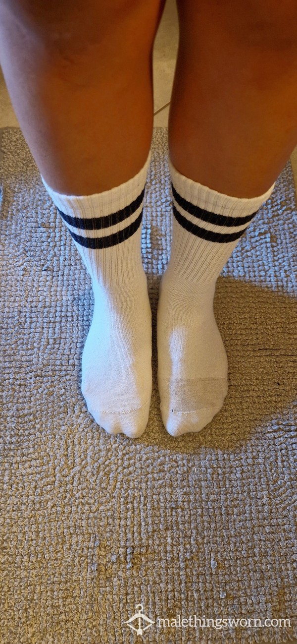 Sweaty Delicious White Socks