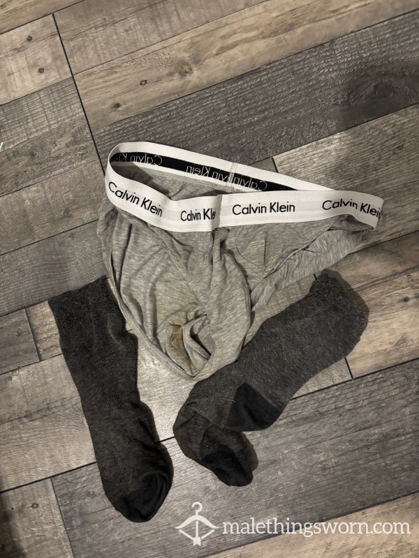Sweaty Dirty Hockey Briefs And Socks