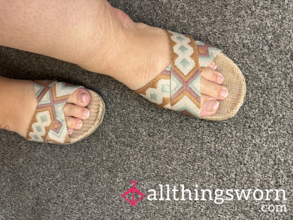 Sweaty Dirty Old Summer Sandals