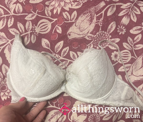 Sweaty, Dirty White Gossard Bra