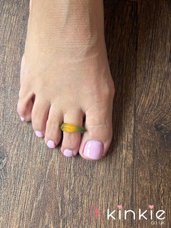 Sweaty Edible Toe Rings