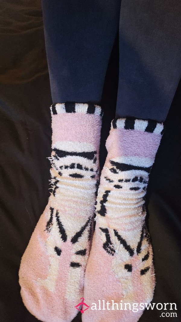 Sweaty Fluffy Stormtrooper Socks 🖤