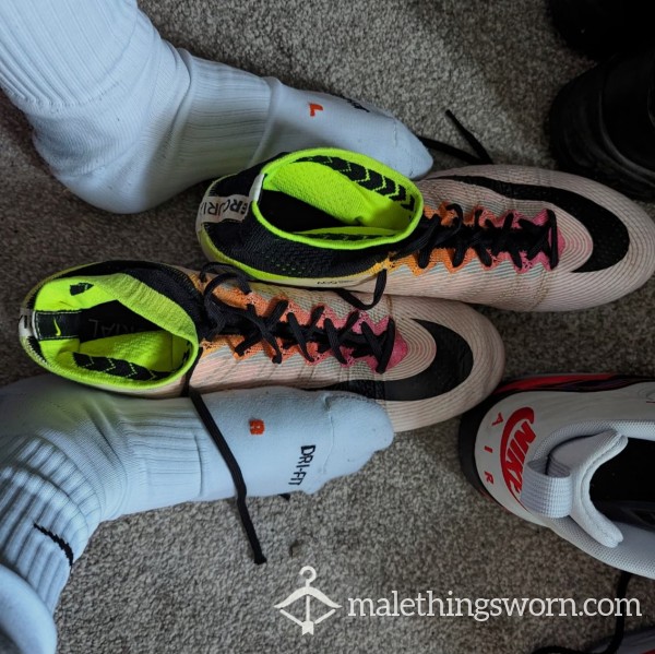 Sweaty Football Boots