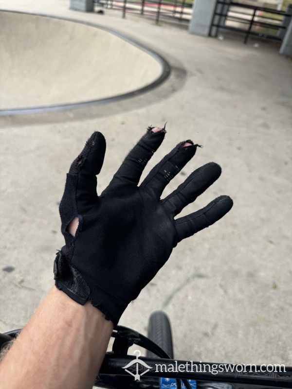 Sweaty Gloves From Professional BMX Athlere