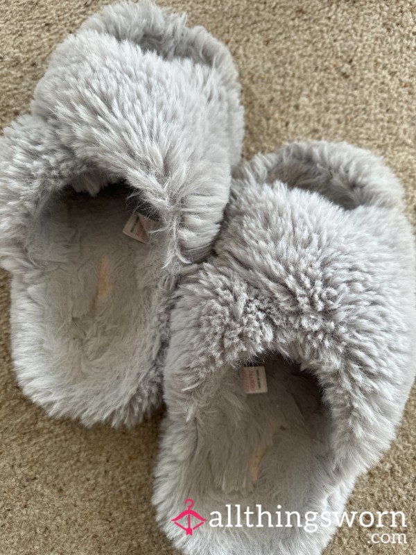 Sweaty Grey Slippers
