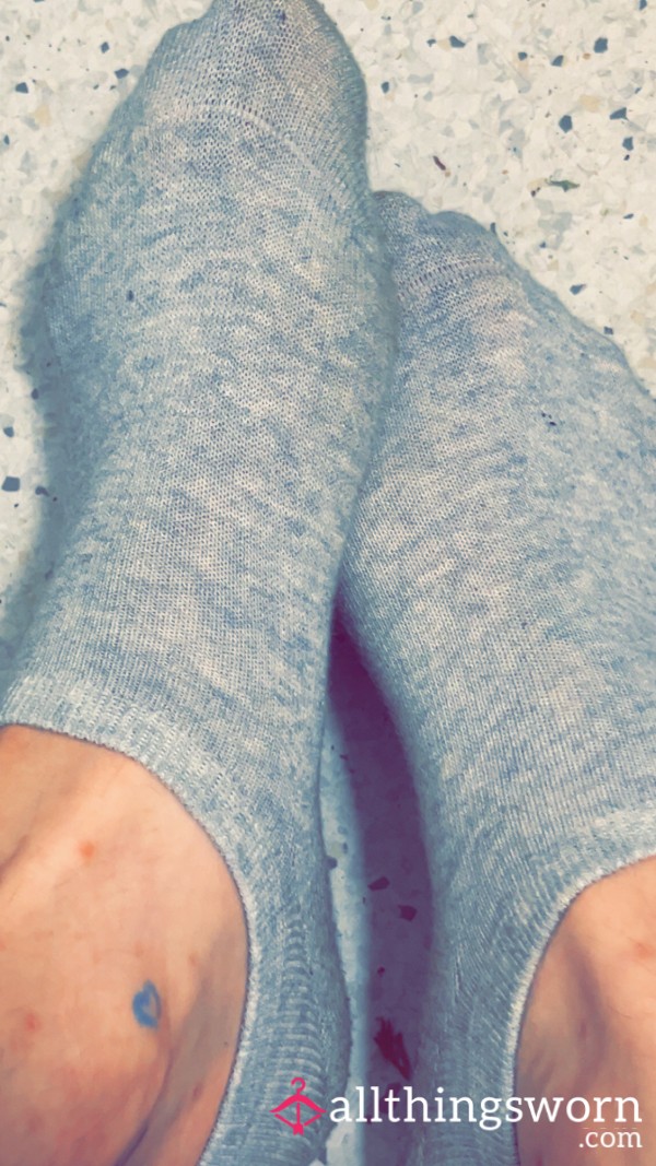 Sweaty Grey Socks