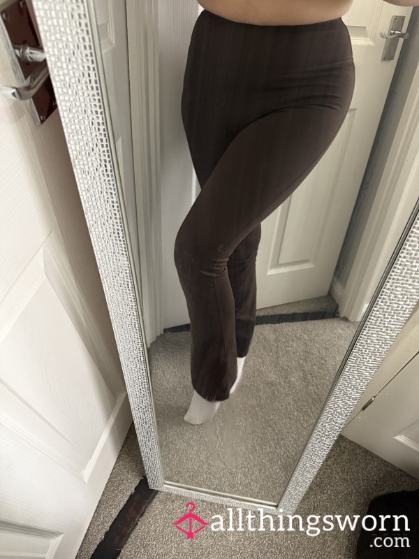 Sweaty Gym Leggings & Nike Socks