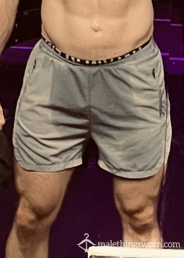 Sweaty Gym Shorts With Boxers