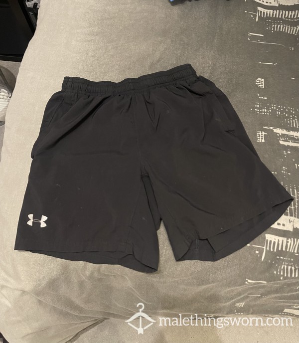 Sweaty Gym Shorts Worn Commando 🏋️‍♂️😈