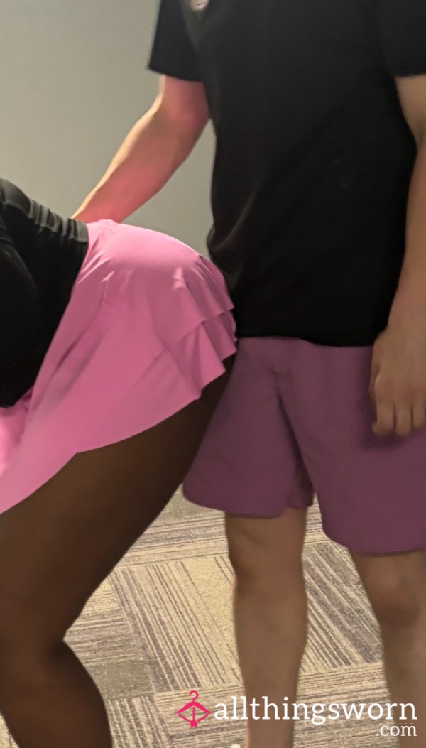 Sweaty Gym Skirt (with Shorts Inside 😉)