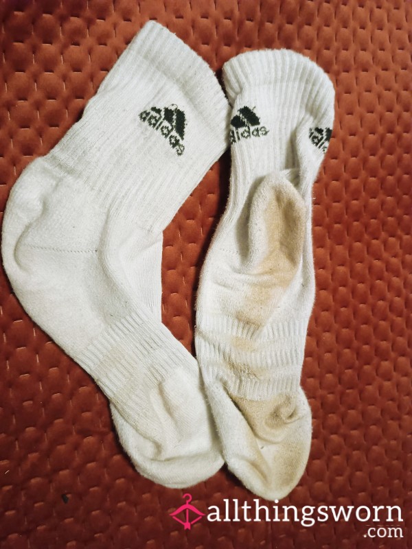 Sweaty Gym Socks Walked And Run Alot Of Miles This Weekend