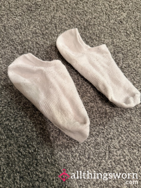 🥵🧦 Sweaty Gym Ankle Socks (worn For 1 Day) 🧦🥵