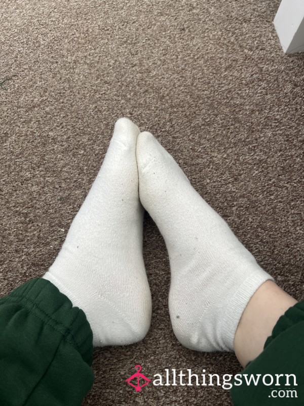 Sweaty Gym Socks Worn For 2 Hours While Training Glutes