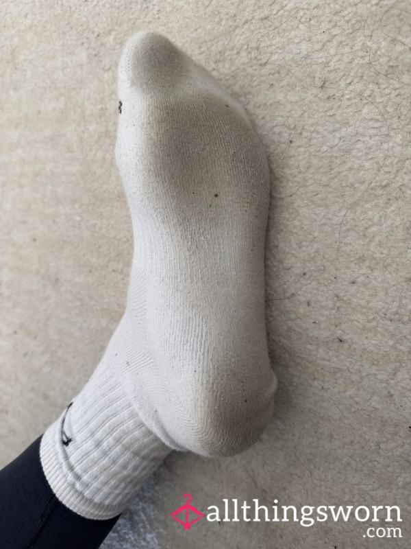 Sweaty Gym Socks Worn On Leg Day