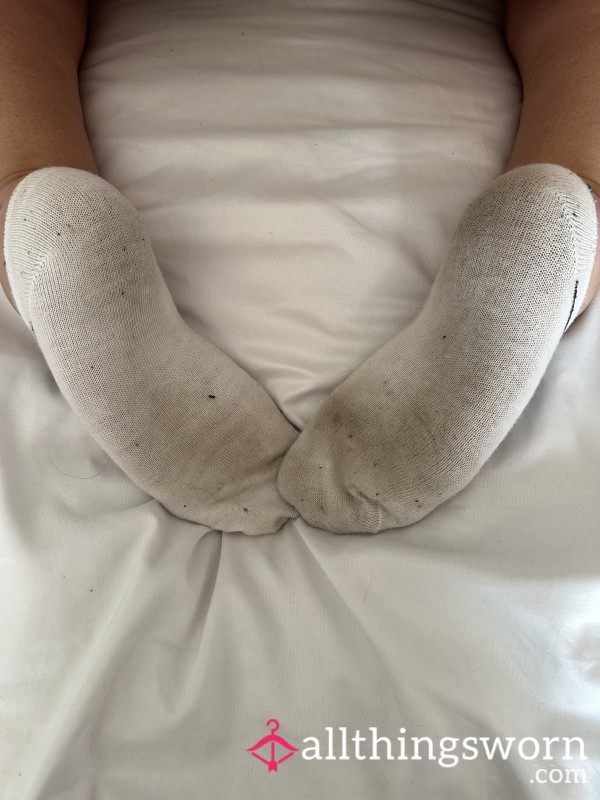 Sweaty Gym Socks Worn Throughout The Day