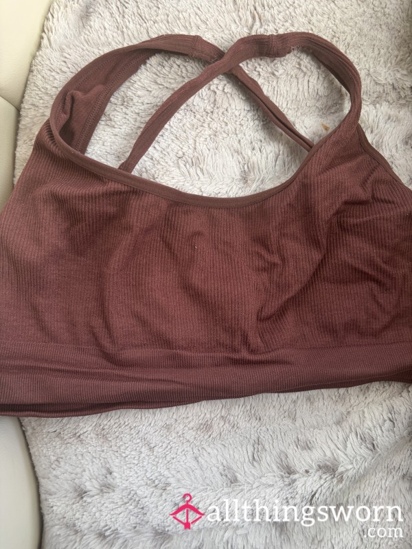 Sweaty Gym Sports Bra