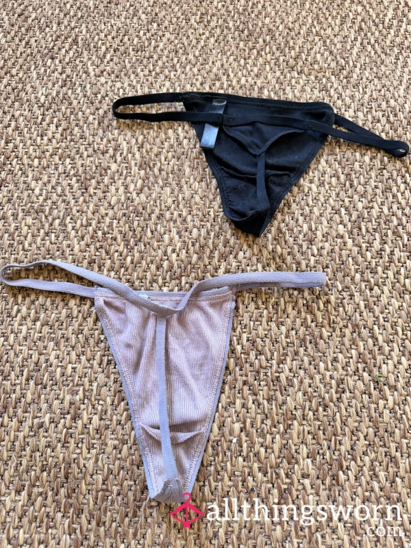 SWEATY GYM THONGS 💦