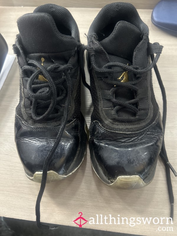 Sweaty Gym Trainers Well Worn