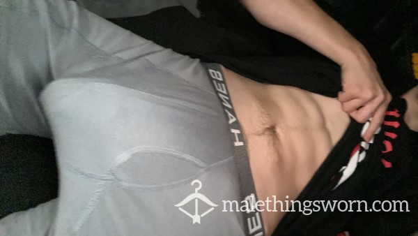 Sweaty Hanes Boxers Worn On A 80 Degree Day While Doing Yard Work