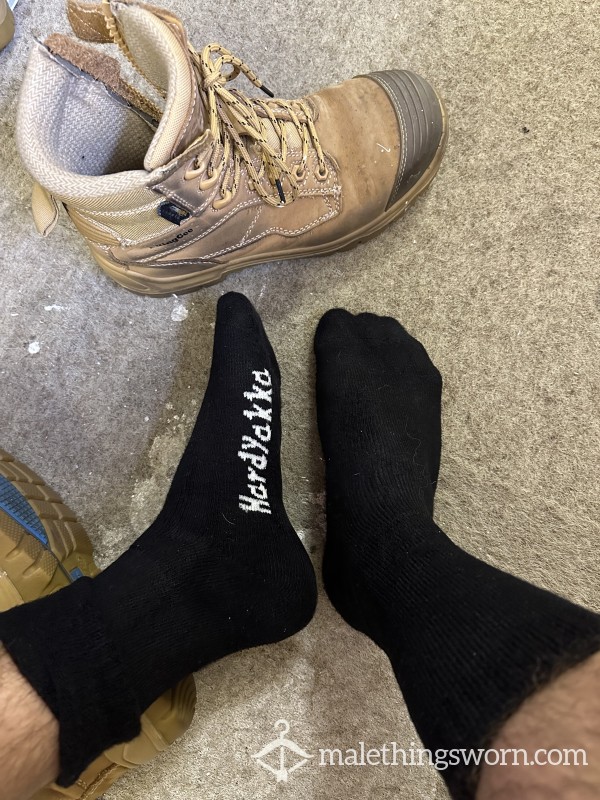 Sweaty Hard Yakka Socks