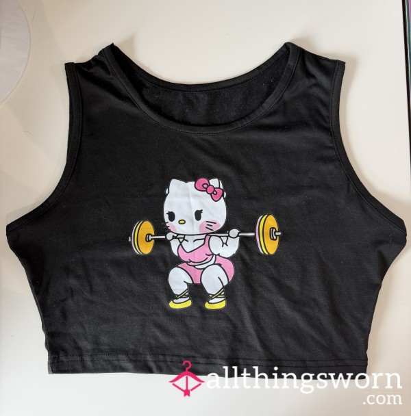 Sweaty Gym Tank | Hello Kitty 🏋🏻‍♀️