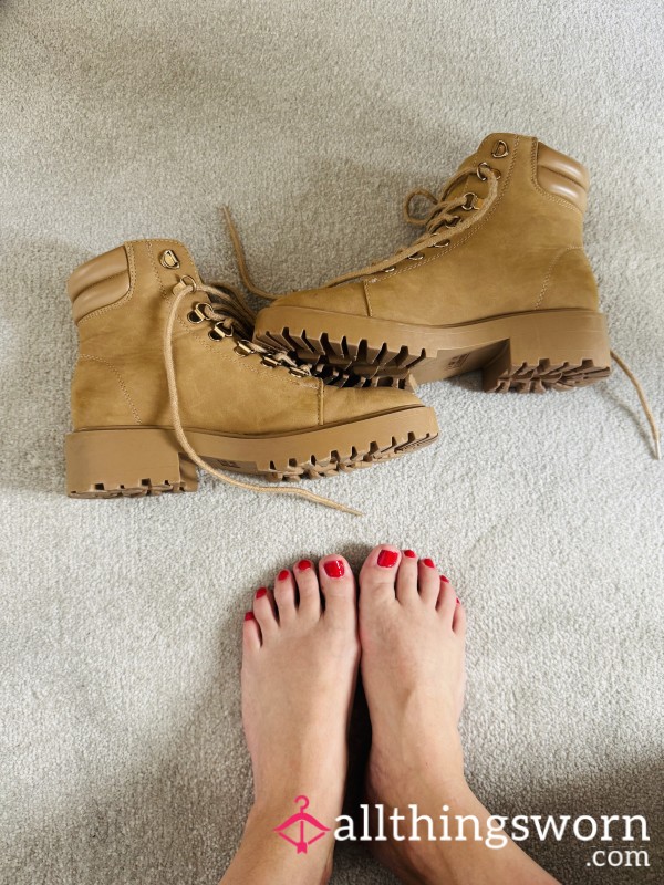 Sweaty Hiker Style Chunky Boots