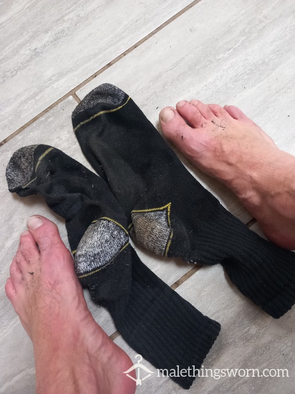 Sweaty Hiking Socks