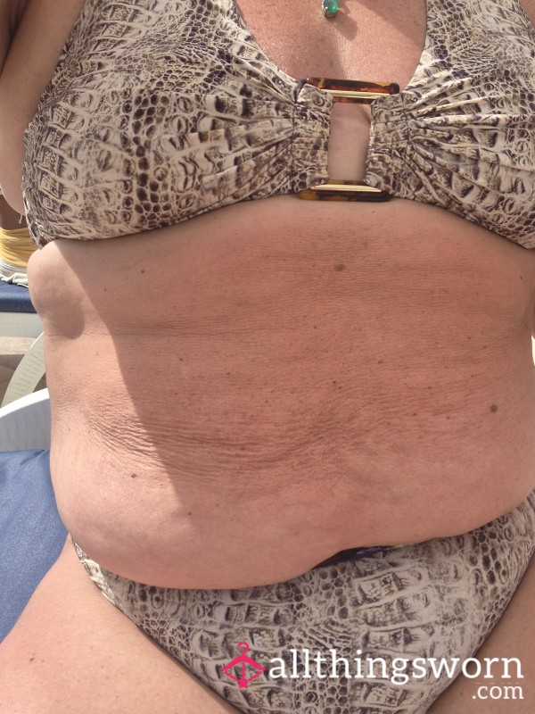 Sweaty Holiday Bikini Has Been Worn  For 3 Days