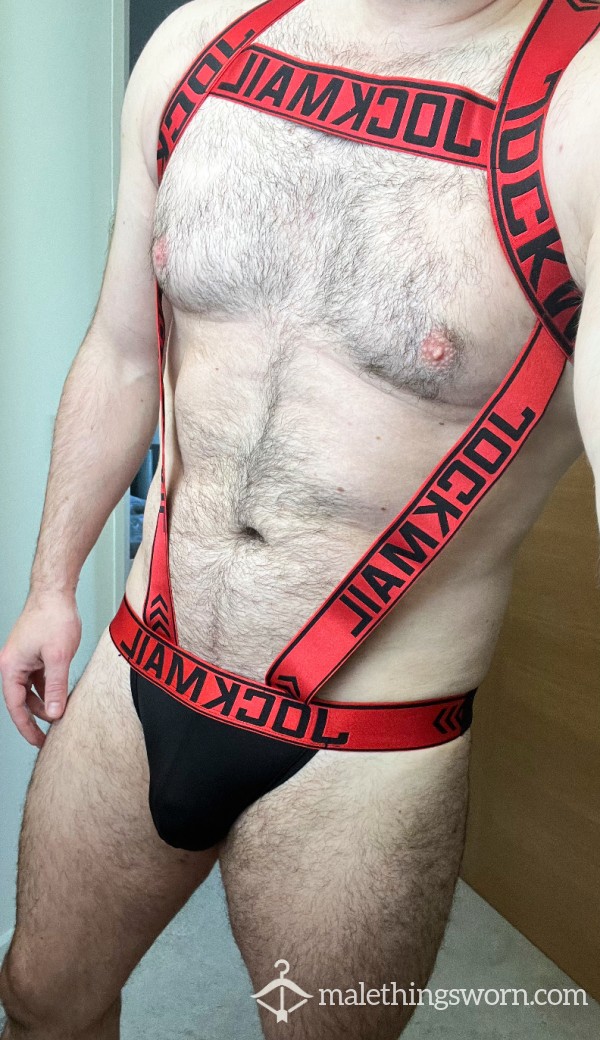 Sweaty Jockmail Harness & Jock