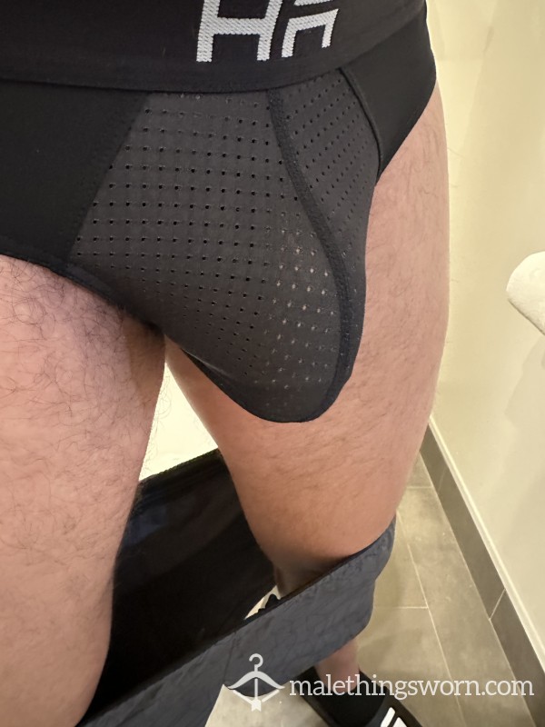 Sweaty Mesh Briefs • Gym Bro Used • Helsinki Athletica • Ships Fast