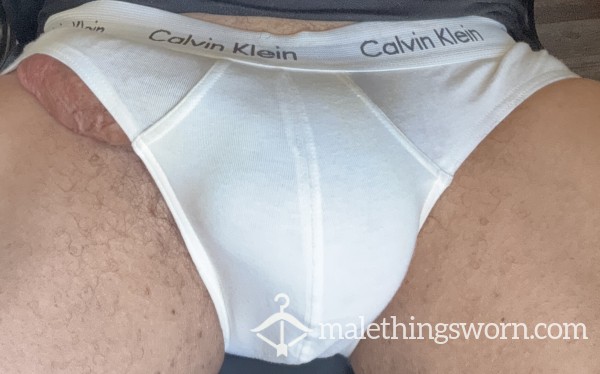 Calvin Klein.  Sweaty, Musky, Gym-worn.