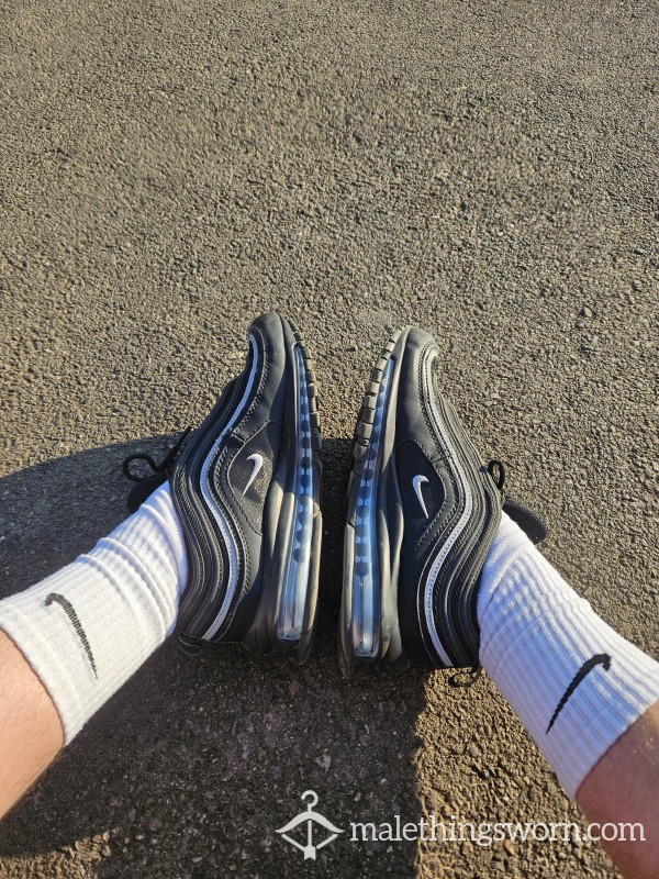 Sweaty Nike Air Max 97 And Free Socks!