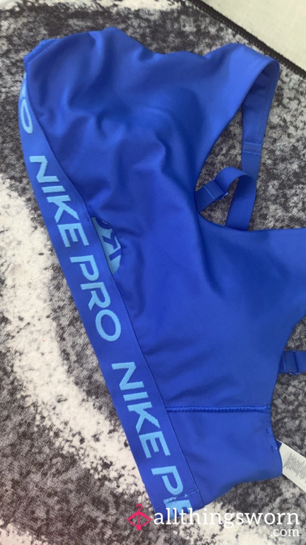 Sweaty Nike Boob Bra