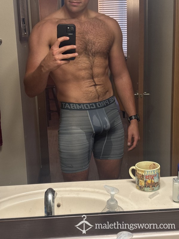 Sweaty Nike Compression