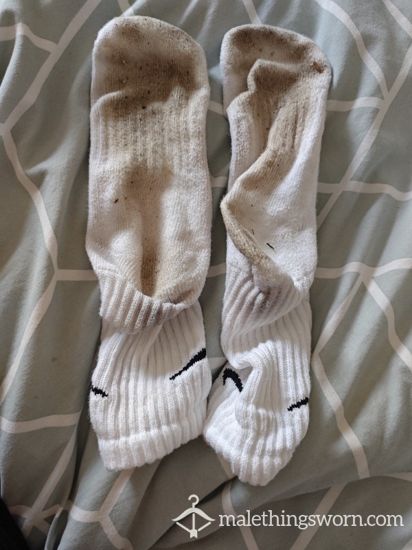 Sweaty Nike Socks