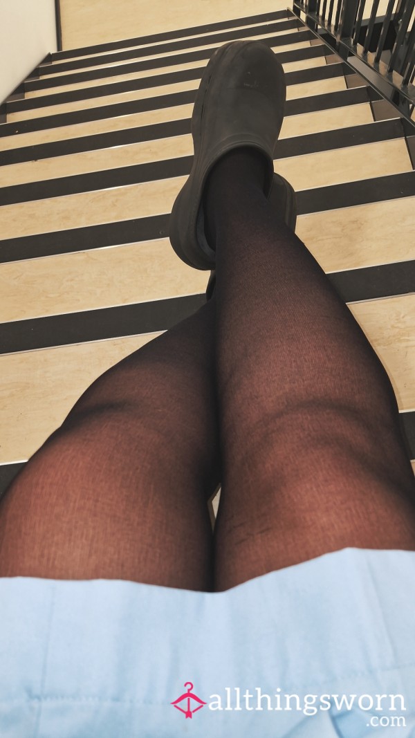 Sweaty Nurse Nylon Tights