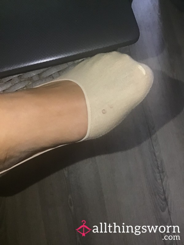 Sweaty Nylon Socks From My Sore Toes