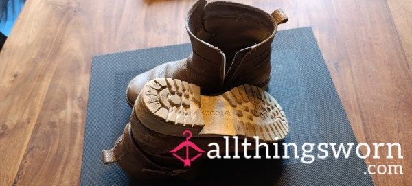 Sweaty Old Boots Worn For Years